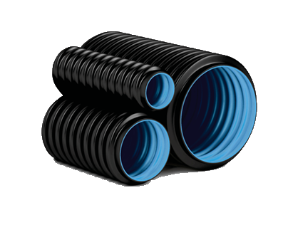 Гофрированные трубы HDPE двухслойные